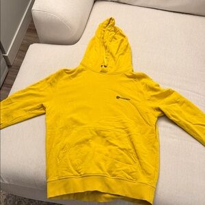 Burberry Bright Yellow Hoodie Sweater